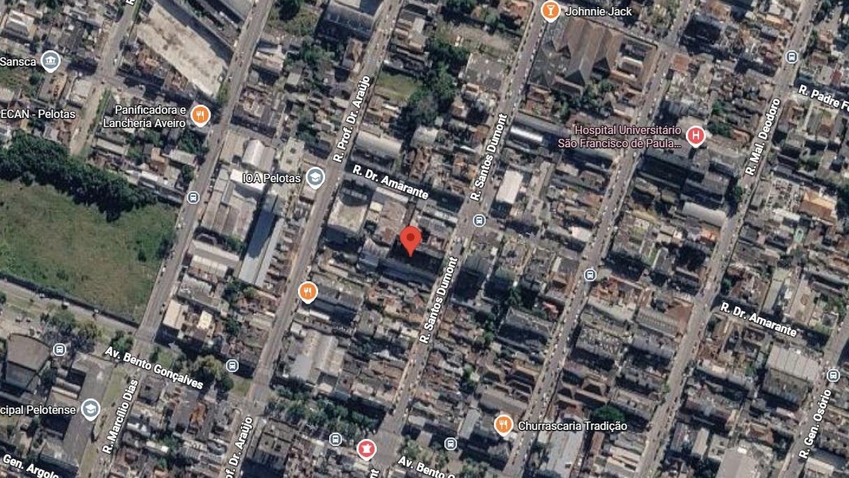 Terreno de Área 1.055,48m² no centro - Pelotas/RS
