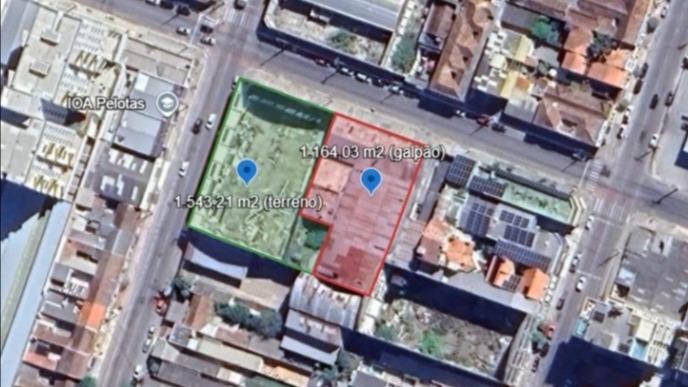 Terreno na Rua Dr. Amarante, 733 no Centro - Pelotas/RS