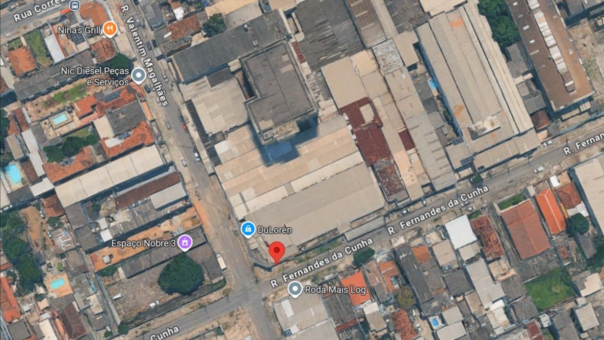 Prédio nºs 326 com área total construída de 9.767 M² e área total do terreno de 10.936 M² em Vigario Geral - Rio de Janeiro/RJ