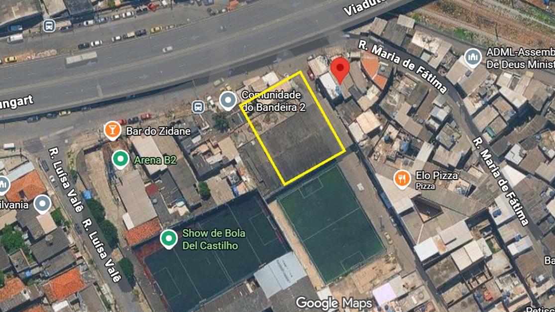 Imóvel com benfeitorias com uma área de 4.906,88m² em Del Castilho - Rio de Janeiro/RJ