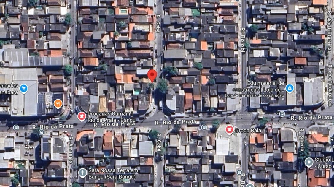 Imóvel no lote 17 com a quadra 197 com uma área de 356m² em Bangu - Rio de Janeiro/RJ