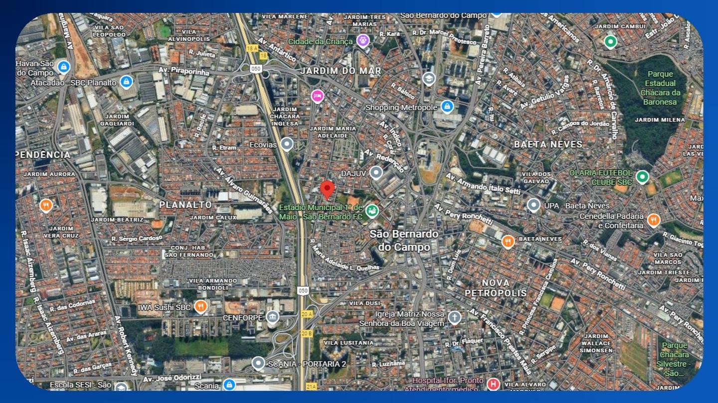 Apartamento 33, área útil de 71,68 m²., Rua Engenheiro Franco Zampari, nº 51, Vila Euclides, São Bernardo do Campo/SP.