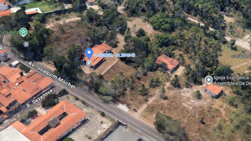 Terreno, com uma área de 6.625,00m², desmembrada de uma área maior