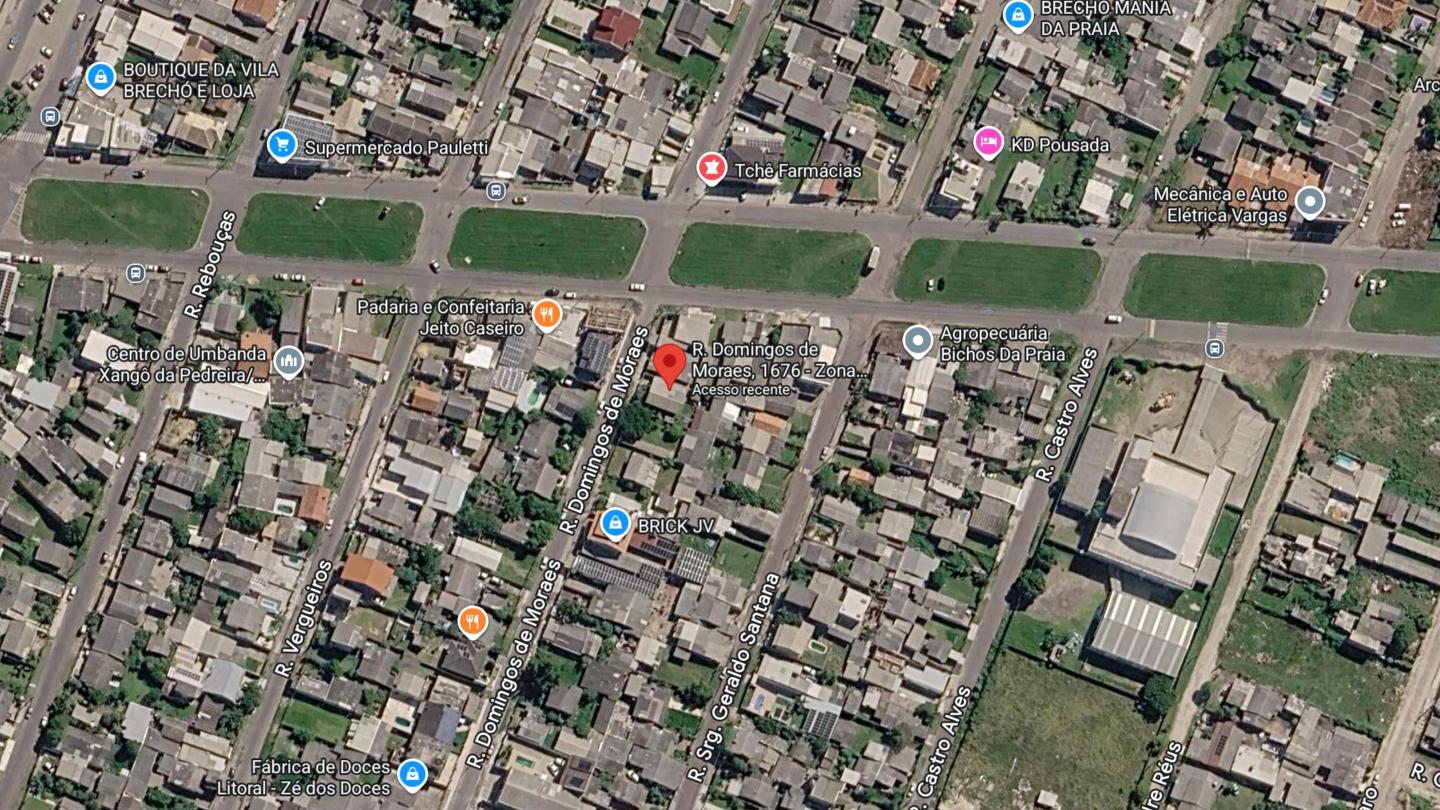 Lote com casa, com área total de 126 m², localizado no Loteamento Zona Nova Sul, em Tramandaí/RS.